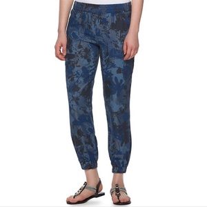 Juicy Couture | Blue Floral Print Joggers Pants M